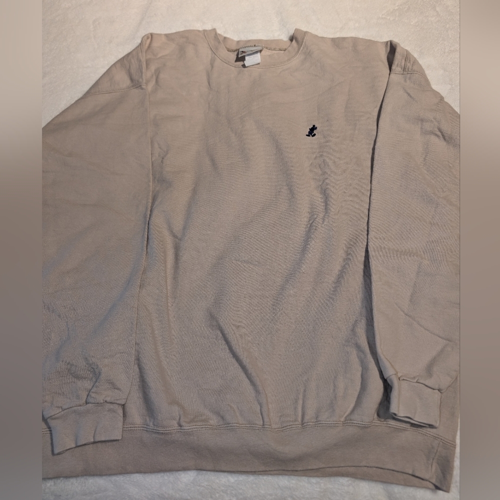 Men's Beige Walt Disney Sweatshirt. XXL Vintage 90's.